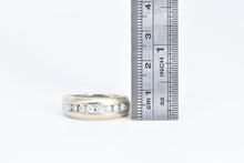 Load image into Gallery viewer, 14K 0.50 Ctw Diamond Men&#39;s Wedding Band Ring White Gold