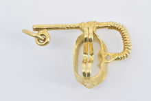 Load image into Gallery viewer, 18K 3D Snorkel Scuba Swim Mask Charm/Pendant Yellow Gold