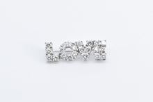 Load image into Gallery viewer, Platinum Tiffany &amp; Co Donald Claflin 1.04 Ctw Diamond Love Pin/Brooch