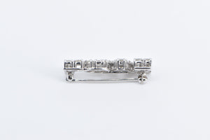 Platinum Tiffany & Co Donald Claflin 1.04 Ctw Diamond Love Pin/Brooch