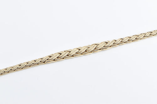 14K Tiffany & Co Byzantine Link Braid Chain Necklace 16.25