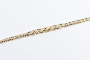 14K Tiffany & Co Byzantine Link Braid Chain Necklace 16.25" Yellow Gold