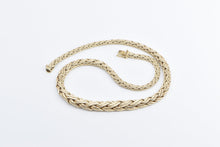 Load image into Gallery viewer, 14K Tiffany &amp; Co Byzantine Link Braid Chain Necklace 16.25&quot; Yellow Gold