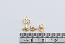 Load image into Gallery viewer, 14K Rope Knot Vintage Twist Spiral Ball Stud Earrings Yellow Gold