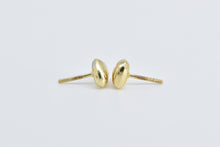 Load image into Gallery viewer, 14K Puffy Heart Love Symbol Screw Back Stud Earrings Yellow Gold