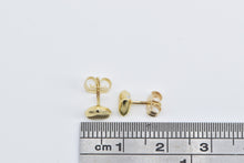 Load image into Gallery viewer, 14K Puffy Heart Love Symbol Screw Back Stud Earrings Yellow Gold