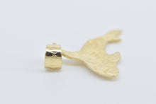 Load image into Gallery viewer, 14K Orca Killer Whale Ocean Animal Statement Pendant Yellow Gold