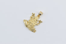 Load image into Gallery viewer, 14K Frog Tropical Rainforest Animal Love Pendant Yellow Gold