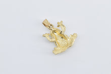 Load image into Gallery viewer, 14K Frog Tropical Rainforest Animal Love Pendant Yellow Gold