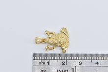 Load image into Gallery viewer, 14K Frog Tropical Rainforest Animal Love Pendant Yellow Gold