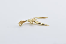 Load image into Gallery viewer, 14K White Tailed Tropic Bird Bermuda Ruby Pendant Yellow Gold