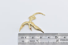 Load image into Gallery viewer, 14K White Tailed Tropic Bird Bermuda Ruby Pendant Yellow Gold