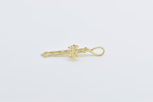 Load image into Gallery viewer, 14K Cross Christian Faith Symbol Vintage Charm/Pendant Yellow Gold