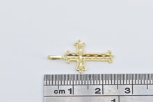 Load image into Gallery viewer, 14K Cross Christian Faith Symbol Vintage Charm/Pendant Yellow Gold