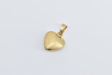 Load image into Gallery viewer, 14K Puffy Heart Love Symbol Romantic Love Pendant Yellow Gold