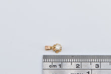 Load image into Gallery viewer, 14K 0.10 Ct Diamond Solitaire Simple Fashion Pendant Yellow Gold