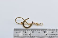 Load image into Gallery viewer, 14K Horse Shoe Riding Crop Polo Horse Racing Pin/Brooch Yellow Gold