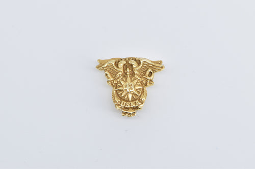 14K WWII USNA United States Naval Academy Lapel Pin/Brooch Yellow Gold