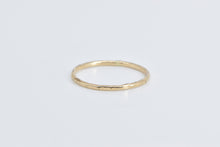 Load image into Gallery viewer, 14K Textured Hammered Stacking Fashion Band Ring Yellow Gold