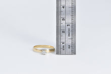 Load image into Gallery viewer, 14K Diamond Solitaire Vintage Classic Promise Ring Yellow Gold