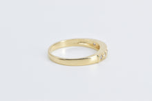 Load image into Gallery viewer, 14K Classic Diamond Vintage Wedding Band Ring Yellow Gold