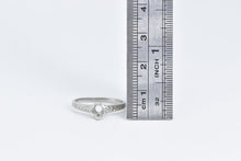 Load image into Gallery viewer, Platinum Round Art Deco Engagement Setting Ring