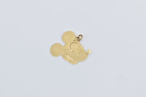 14K Mickey Mouse Walt Disney Productions Cartoon Charm/Pendant Yellow Gold