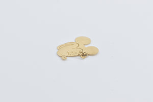 14K Mickey Mouse Walt Disney Productions Cartoon Charm/Pendant Yellow Gold