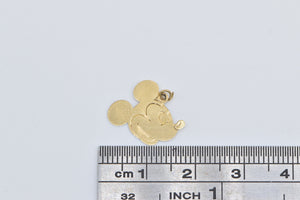 14K Mickey Mouse Walt Disney Productions Cartoon Charm/Pendant Yellow Gold