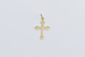 14K Cross Christian Faith Symbol Religious Charm/Pendant Yellow Gold