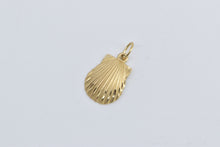 Load image into Gallery viewer, 14K Scallop Sea Shell Ocean Motif Beach Charm/Pendant Yellow Gold