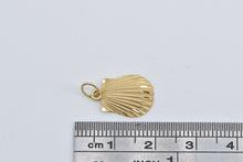 Load image into Gallery viewer, 14K Scallop Sea Shell Ocean Motif Beach Charm/Pendant Yellow Gold