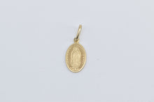 Load image into Gallery viewer, 14K Virgin Mary Mother Of God Christian Religious Charm/Pendant Yellow Gold