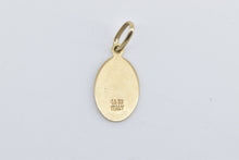 Load image into Gallery viewer, 14K Virgin Mary Mother Of God Christian Religious Charm/Pendant Yellow Gold