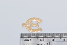 Load image into Gallery viewer, 14K Horse Shoe Good Luck Lucky Symbol Charm/Pendant Yellow Gold