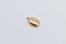 Load image into Gallery viewer, 14K Puffy Coffee Bean Roast Java Coffee Energy Charm/Pendant Yellow Gold