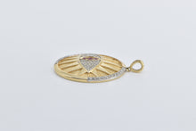 Load image into Gallery viewer, 14K Diamond Ruby Evil Eye Nazar Protection Charm/Pendant Yellow Gold