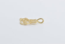 Load image into Gallery viewer, 14K I Love You Mom Heart Love Message Charm/Pendant Yellow Gold
