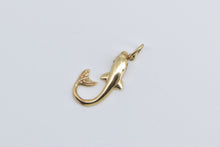 Load image into Gallery viewer, 14K Mud Shark Ocean Animal Beach Motif Charm/Pendant Yellow Gold