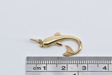 Load image into Gallery viewer, 14K Mud Shark Ocean Animal Beach Motif Charm/Pendant Yellow Gold