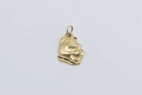 14K Winnie the Pooh Walt Disney Production Charm/Pendant Yellow Gold