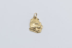 14K Winnie the Pooh Walt Disney Production Charm/Pendant Yellow Gold