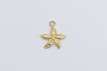 Load image into Gallery viewer, 14K Star Fish Sea Star Ocean Beach Motif Charm/Pendant Yellow Gold