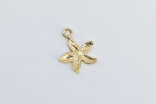 Load image into Gallery viewer, 14K Star Fish Sea Star Ocean Beach Motif Charm/Pendant Yellow Gold