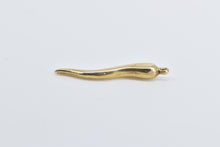 Load image into Gallery viewer, 14K Italian Horn Traditional Protection Symbol Charm/Pendant Yellow Gold