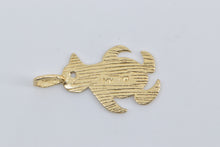 Load image into Gallery viewer, 14K Diamond Cut Penguin Arctic Zoo Animal Charm/Pendant Yellow Gold