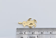 Load image into Gallery viewer, 14K Diamond Cut Penguin Arctic Zoo Animal Charm/Pendant Yellow Gold