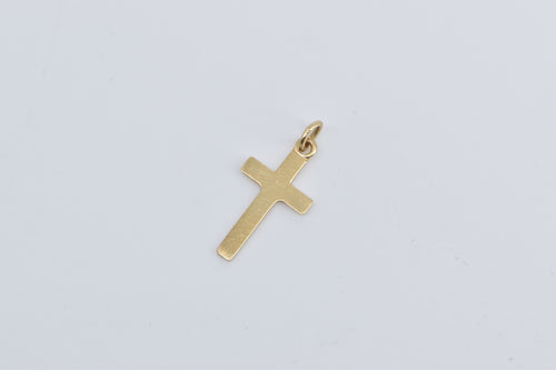 14K Cross Christian Faith Symbol Religious Charm/Pendant Yellow Gold