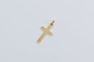 14K Cross Christian Faith Symbol Religious Charm/Pendant Yellow Gold