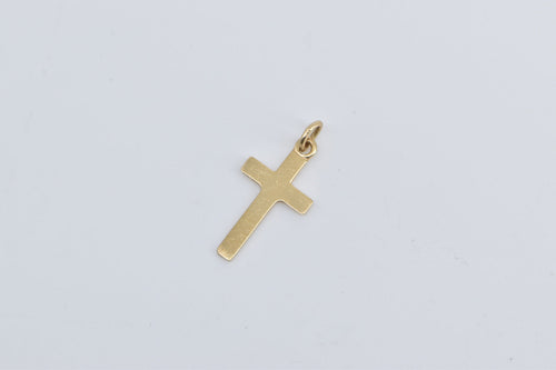 14K Cross Christian Faith Symbol Religious Charm/Pendant Yellow Gold